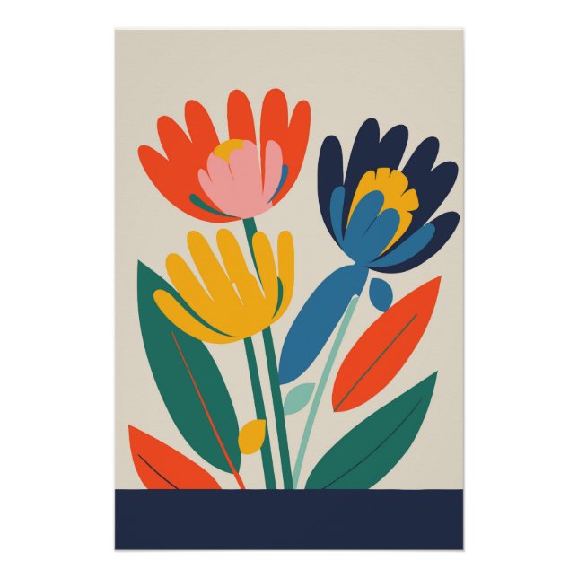 Botanical Flower Poster Nr. 12 (Vorderseite)