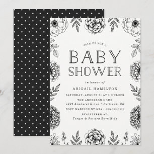 Botanical Garden Baby Shower Invitation