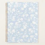 Botanical Garden Neutral - Powder Blue Planer<br><div class="desc">A graceful botanical garden pattern featuring delicate blossoms and leafy stems arranged in a flowing,  natural composition. 
Perfect for occasions that celebrate nature and elegance,  such as spring gatherings,  garden parties,  bridal showers,  weddings,  birthdays,  and thoughtful seasonal correspondence.</div>
