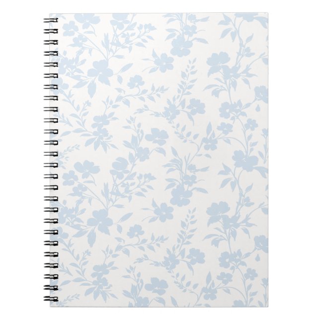 Botanical Garden Powder Blue - Neutral Notizblock (Vorderseite)