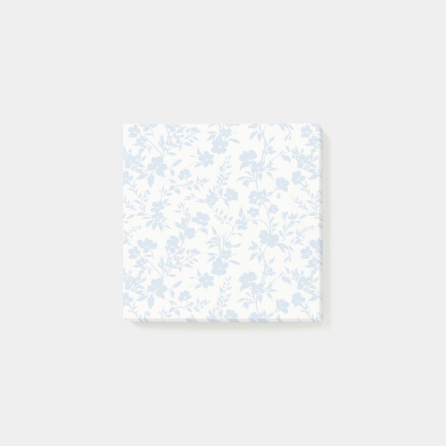 Botanical Garden Powder Blue - Neutral Post-it Klebezettel (Vorderseite)