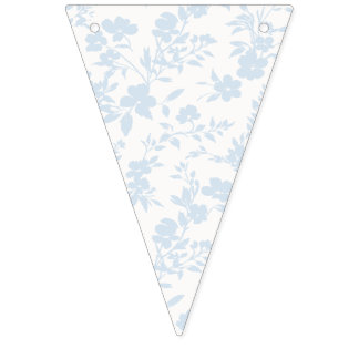 Botanical Garden Powder Blue - Neutral Wimpelkette