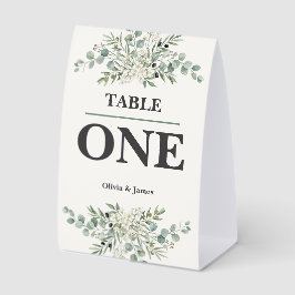 Botanical Garden Wedding Table Numbers Tischaufsteller