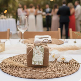 Botanical Garden Wedding  Thank You Favor Geschenkanhänger