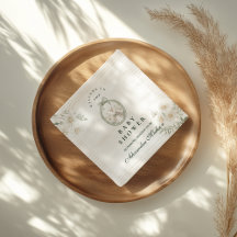 Botanical Gingham Silly Goose Baby Shower