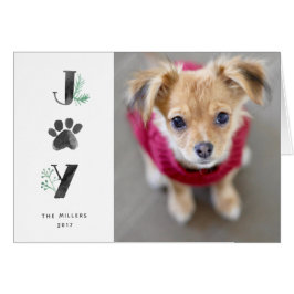 Botanical Joy Paw Print | Foto für Haustiere gekla