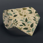 Botanical Leaf Floral Pattern Krawatte<br><div class="desc">A refreshing botanical leaf floral pattern featuring layered greenery and delicate blossoms. This nature-inspired design brings a calm organic feel with elegant botanical elements.</div>