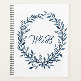 Botanical Monogram Wreath Planer
