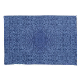 Botanical Pattern in Blue 2 Kissenbezug