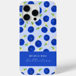 Botanical Plums Collection Blue Case-Mate iPhone Hülle