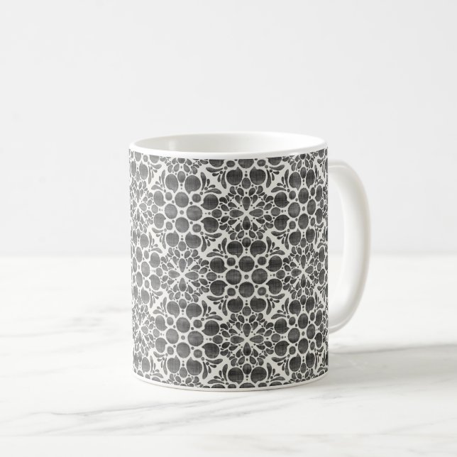 Botanical Pop-Sumi Kaffeetasse (VorderseiteRechts)
