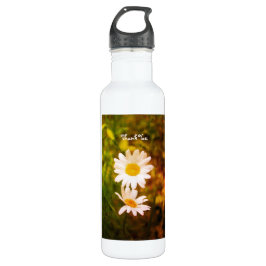 Botanical Romance – The Daisy Couple Thank You Edelstahlflasche