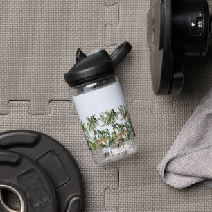 Botanical Safari Wasserflasche - Tropischer Kaktus Trinkflasche