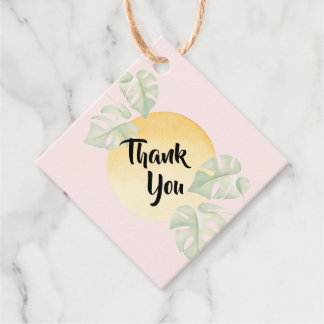 Botanical Thank You Tags | Gift Tag Geschenkanhänger
