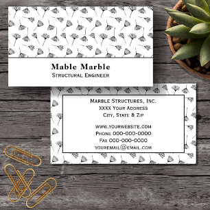 Botanicals Scatter Scatter Visitenkarte