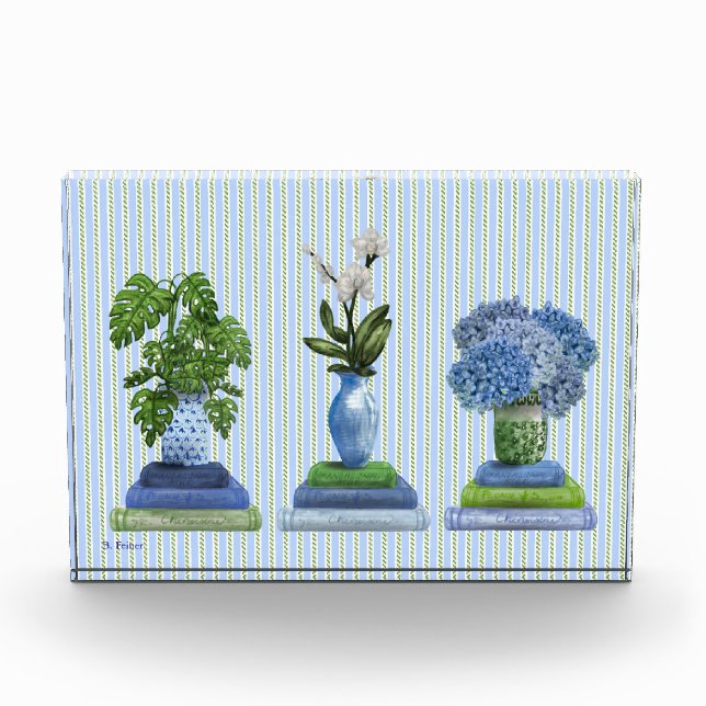 Botanicals und Bücher Foto Block (Vorderseite)