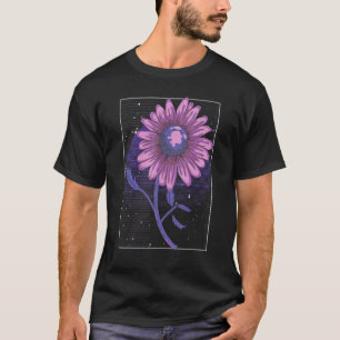 Botanik 90er Vaporwave Botanischer Garten Synthwav T-Shirt