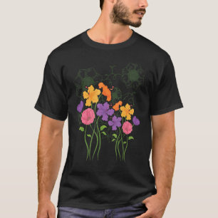 Botanik Garten Blume Natur Pflanze Wildblume Botan T-Shirt