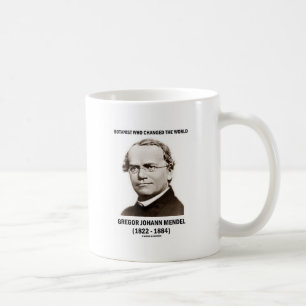 Botaniker, der die Welt Gregor Mendel änderte Kaffeetasse