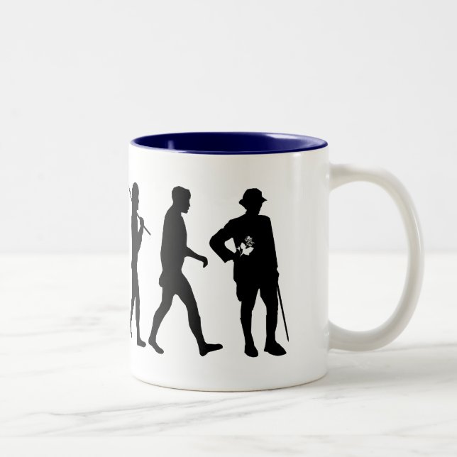 Botanikerbotanik-Pflanzenlebengeschenke Zweifarbige Tasse (Rechts)