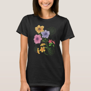 Botanikgarten-Blumengärtner-Wildblumenblüten T-Shirt