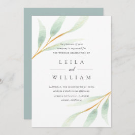 Botanique aérienne | Faire-part de mariage