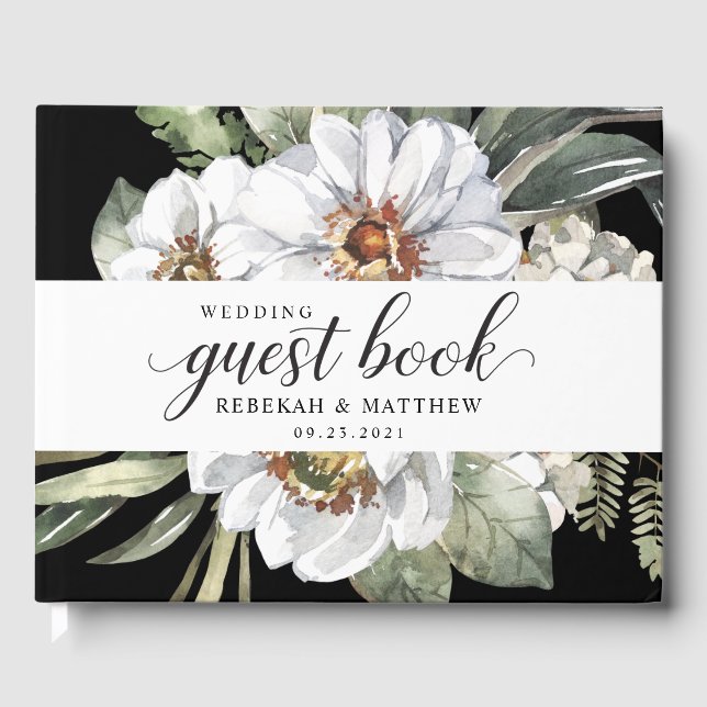 Botanique blanche Bohême | Livre d'or (Recto)
