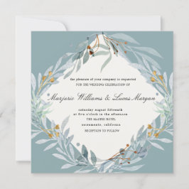 Botanique douce | FAIRE-PART DE MARIAGE CARRÉ