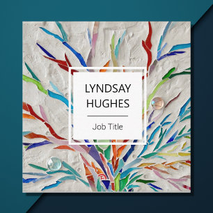 Botanique élégant Votre emploi Titre Carte de visi