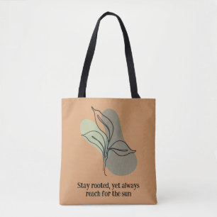 Botanique Vert Bleu Sac fourre-tout Floral Nature 