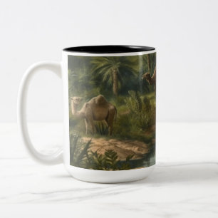 Botanisch: Dromedaren im Dschungel in der Nähe ein Zweifarbige Tasse
