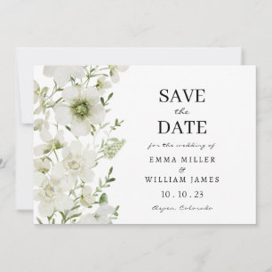 Botanisch elegant save the date