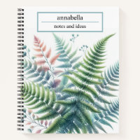 Botanisch-farbige Blätter Wasserfarbe