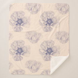 Botanisch großer Mohn Sherpadecke