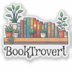 Botanisch Inspiriert Buchblock Lover Aufkleber