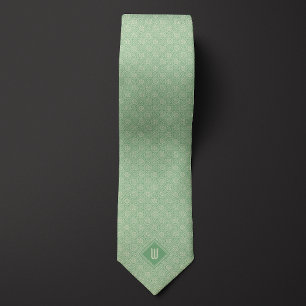Botanisch Inspiriert Monogramm Krawatte