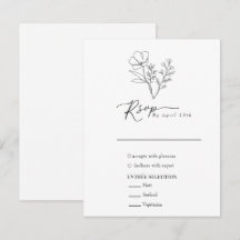 Botanisch-minimales Elegant | Hochzeit von Wildblu