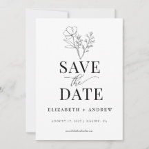 Botanisch-minimales Elegant | Hochzeit von Wildblu