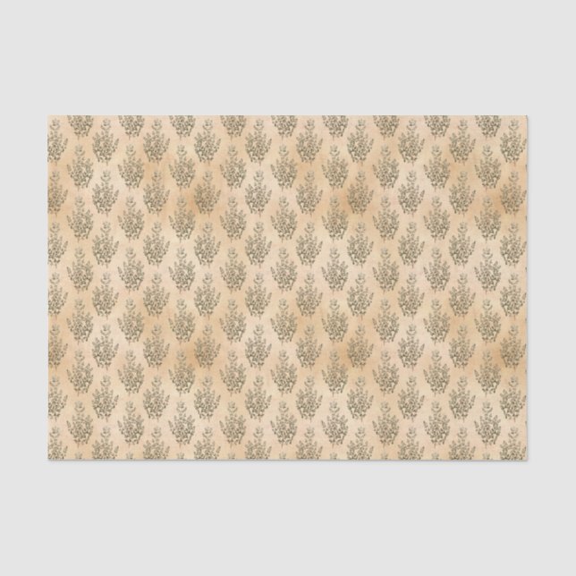 Botanisch neutrale Farben Seidenpapier (Vorderseite)