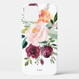Botanisch-rustikale Wasserfarbe mit Ihrer Monogram Case-Mate iPhone Hülle