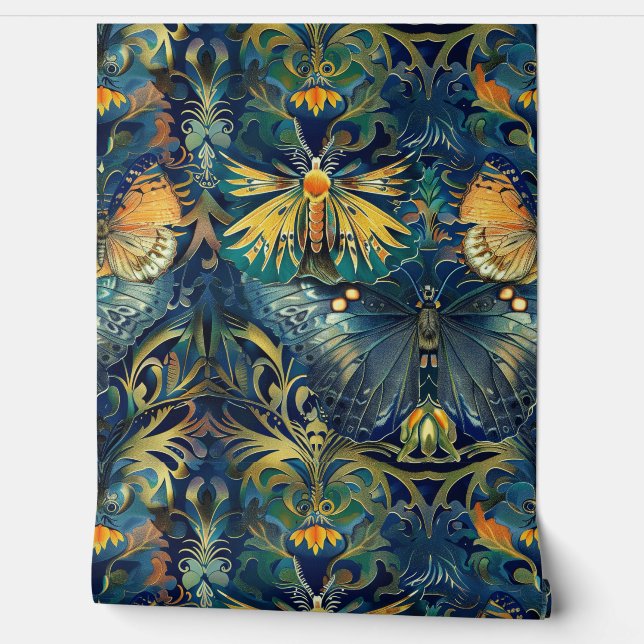 Botanisch Tapete (Abrollen)