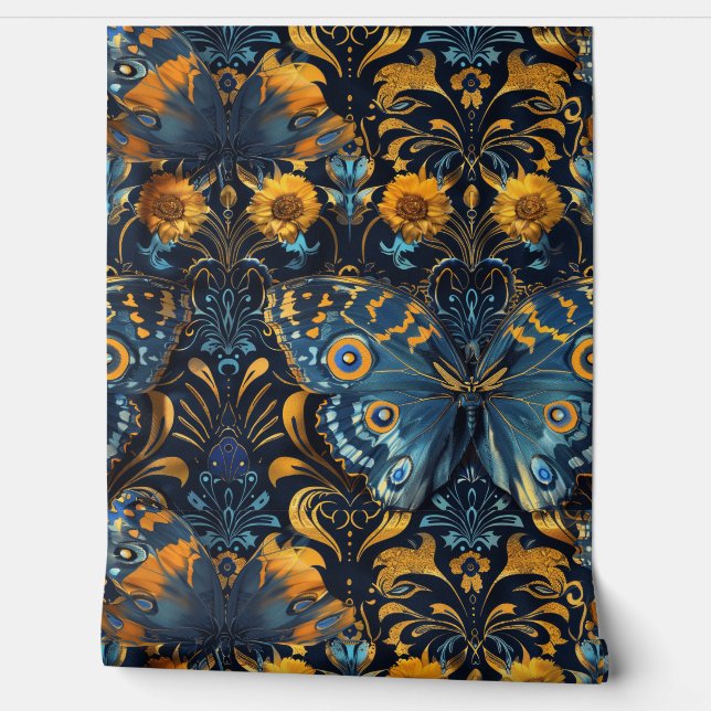 Botanisch Tapete (Abrollen)