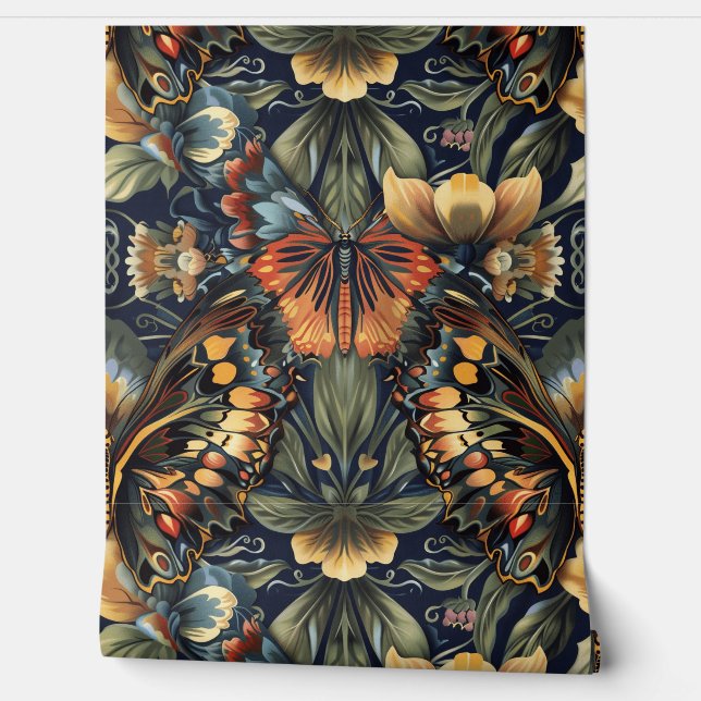 Botanisch Tapete (Abrollen)