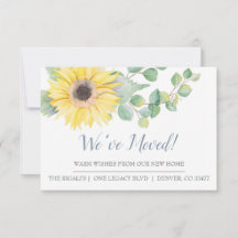 Botanische Änderung der Adresse Wasserfarben Sonne