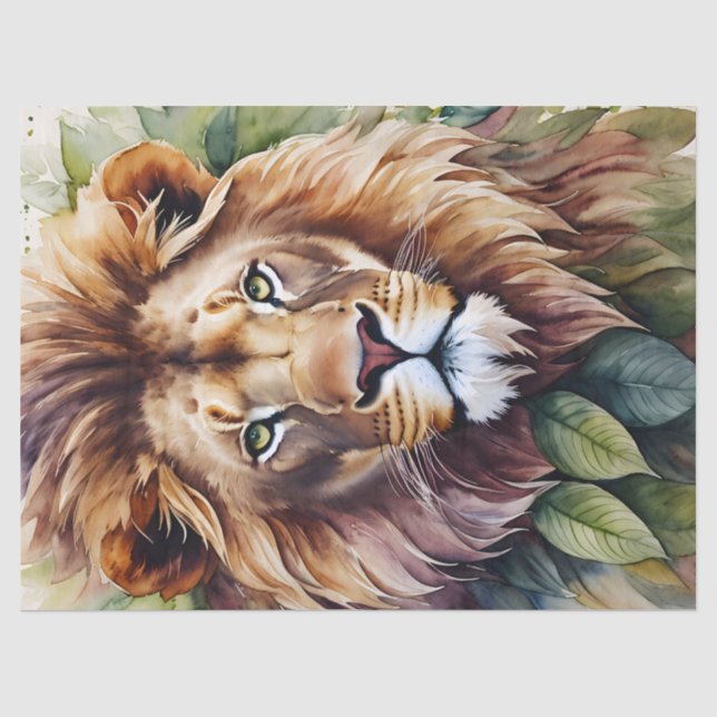 Botanische Aquarellkunst Seidenpapier (Vorderseite)