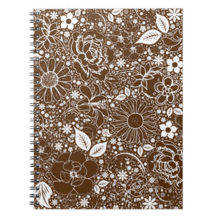 Botanische Beauties Brown Notizblock