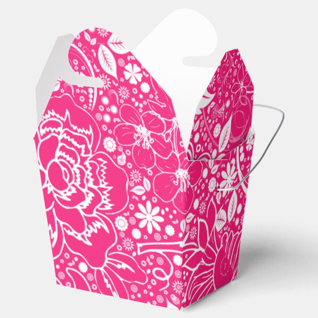 Botanische Beauties - Helles Pink-Take-Out-Gevor-B Geschenkschachtel (Geöffnet)