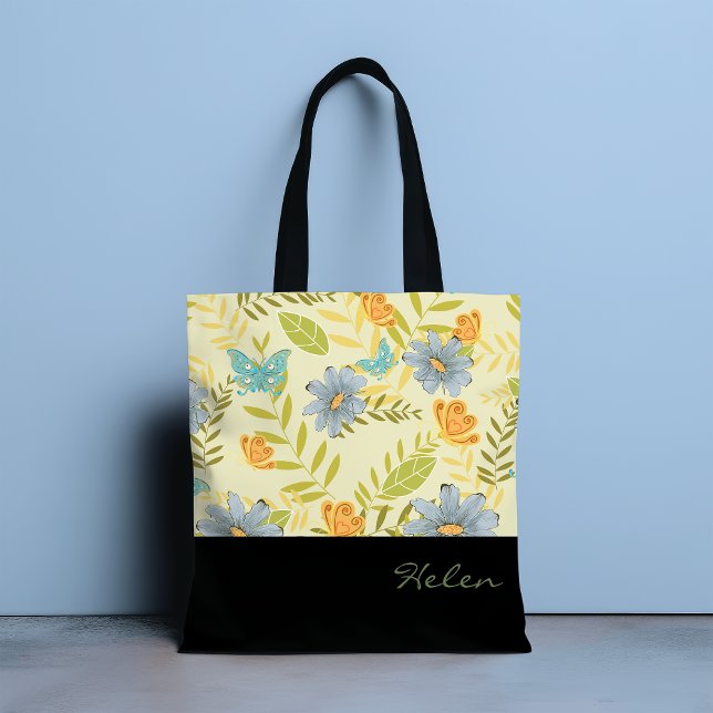 Botanische Beauty Personalisiert Designer Tote Bag Tasche (Von Creator hochgeladen)