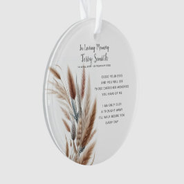 Botanische Beerdigung/Gedenkfeier Ornament