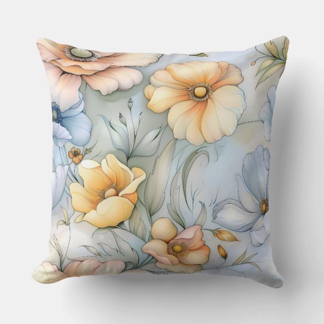 Botanische Beleuchtung Kissen (Vorderseite)